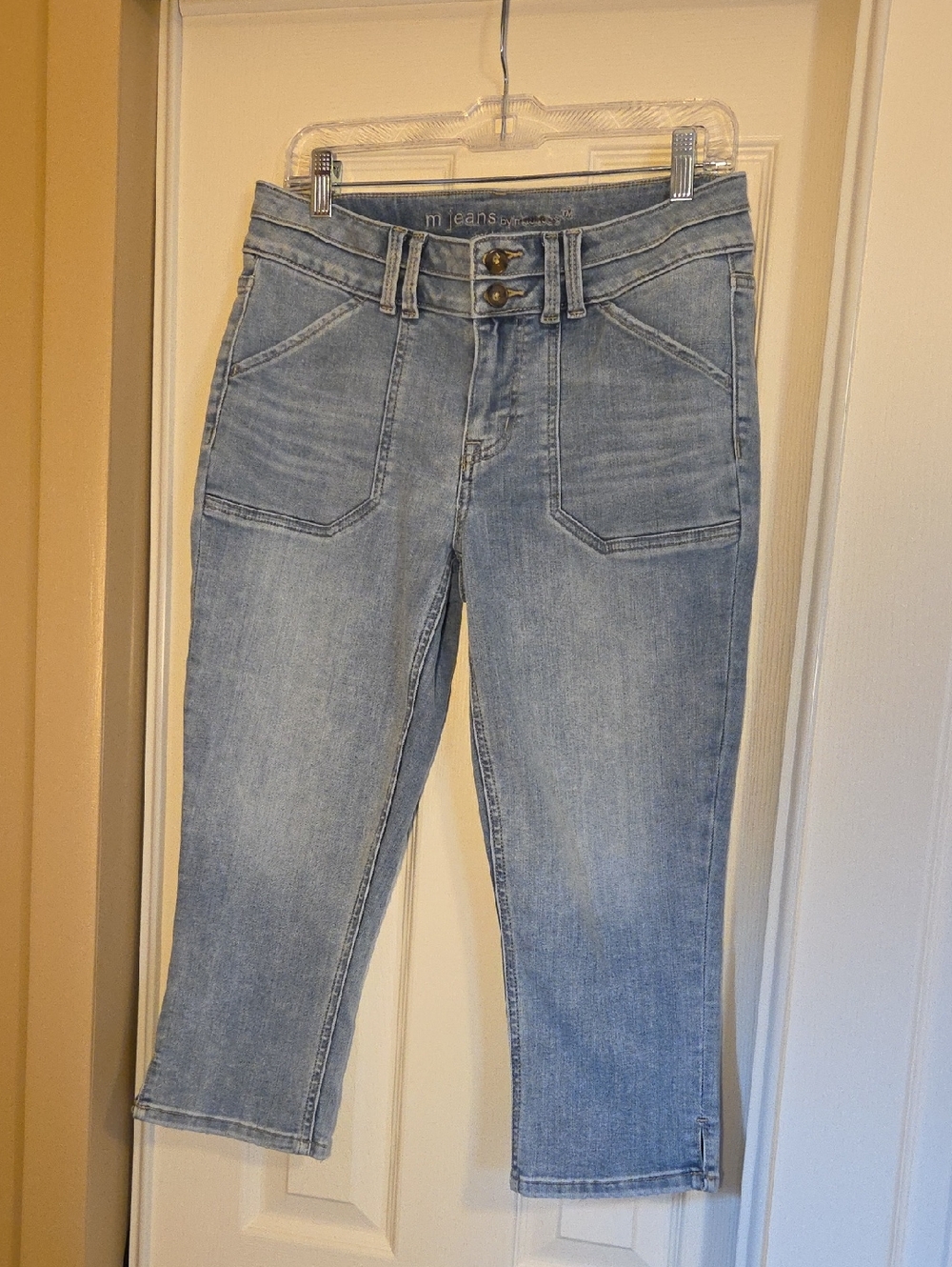 M Jeans By Maurices Light Blue Capri Jeans Sz 10